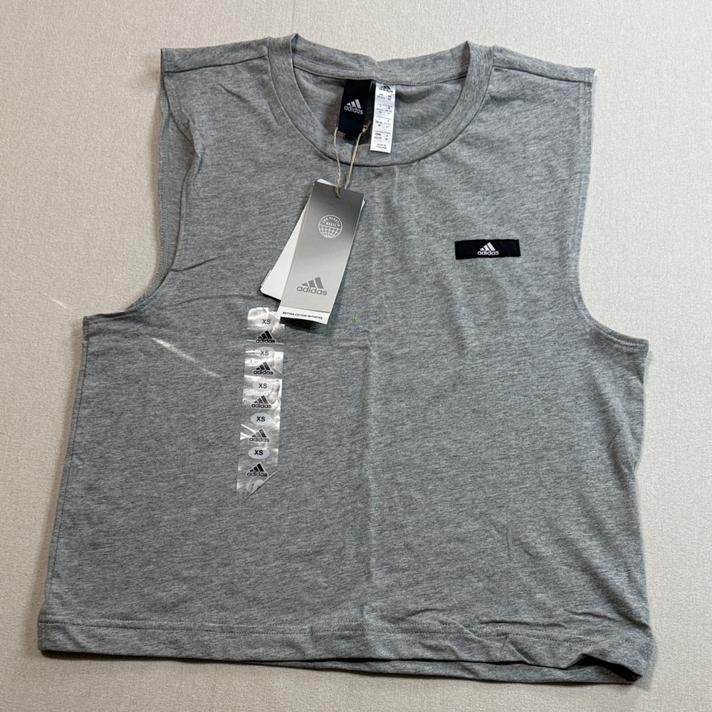 Adidas Gray Crop Top